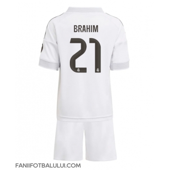 Real Madrid Brahim Diaz #21 Echipament de Fotbal Replică 2025-26 Copii Acasa (+ Șorturi)